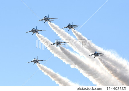 Blue Impulse Hyakuri Air Base Air Show 2025 134402885