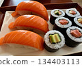 Delicious sushi 134403113