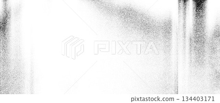 Grunge noise grain texture. Aged dotted degraded distressed overlay. Glitch rasterized photocopy effect backdrop. Sand dust particles wallpaper. Stippled grunge background. Vector worn weathered paper 134403171
