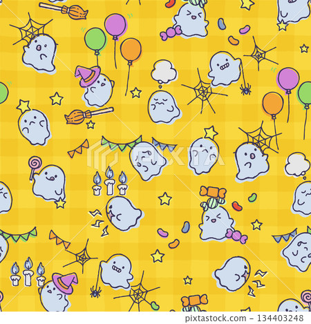 幽靈圖案（無縫） 134403248