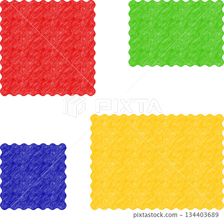 Colored pencil square 134403689