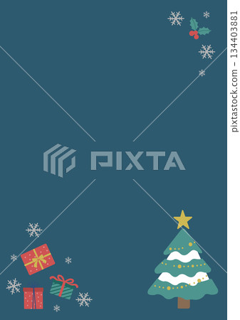 Christmas material: tree and gift background, Christmas banner tag Christmas material: tree and gift background, Christmas banner tag 134403881