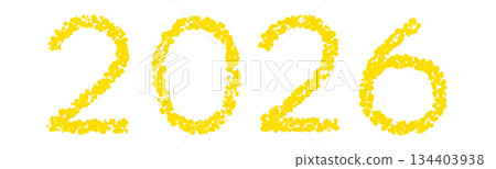 蠟筆材質手繪字母 2026 蠟筆材質手繪字母 2026 134403938