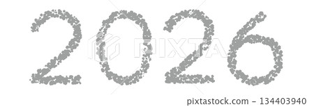 Crayon material hand-drawn letters 2026 Crayon material hand-drawn letters 2026 134403940
