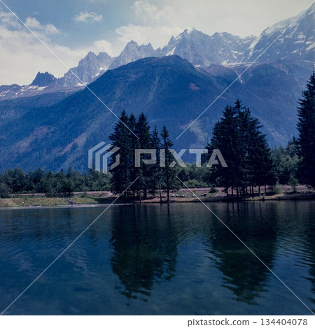 Chamonix Needles and Pond 134404078