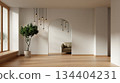 Interior design inspiration with modern minimalist decor. 3D render illustration 134404231
