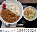 Curry and rice  134405024