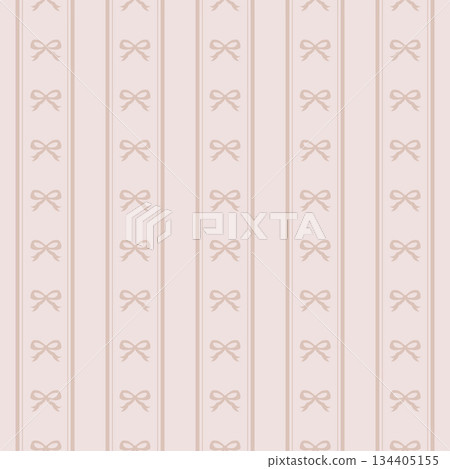 Soft Bow Stripe Pattern vector 134405155