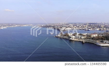 Aerial view of sevastopol bay and cityscape coastline. Media Aerial view of sevastopol bay and cityscape coastline. Media 134405590