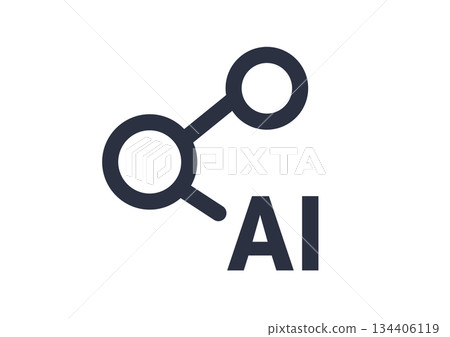 Icons for building systems using AI. Link, share, and make effective use of AI. 134406119