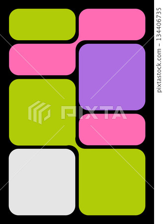 Trendy Bento Grid Vector Design With Abstract Shapes And Simple Frames. Y2K-Inspired Geometric Layout For Creative Backgrounds And UI Composition. Trendy Bento Grid Vector Design With Abstract Shapes And Simple Frames. Y2K-Inspired Geometric Layout For Creative Backgrounds And UI Composition. 134406735