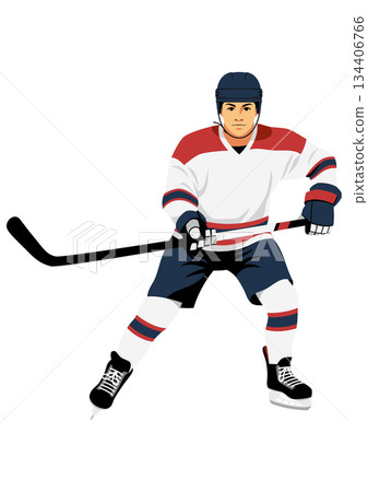 Ice hockey player 134406766