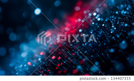 象徵衝突與緊張的抽象資料網絡 134407355