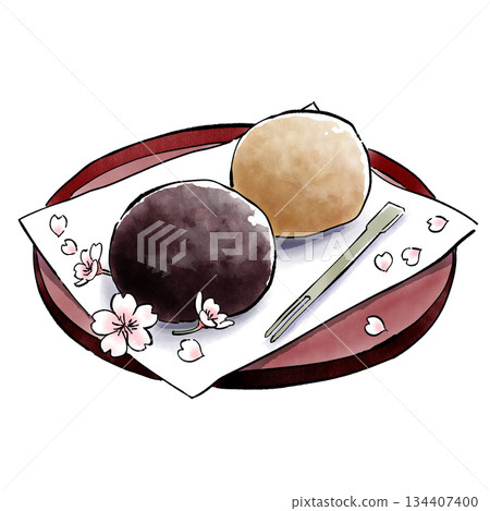 Botamochi and Kinakomochi 134407400