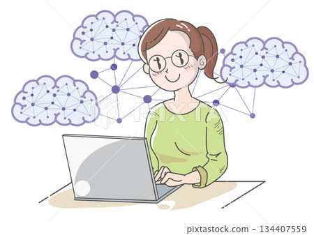 Women who use artificial intelligence 2 Women who use artificial intelligence 2 134407559