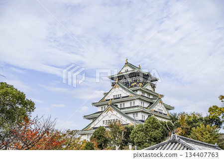大阪城堡城堡塔 134407763