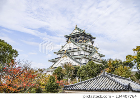 大阪城堡城堡塔 134407764