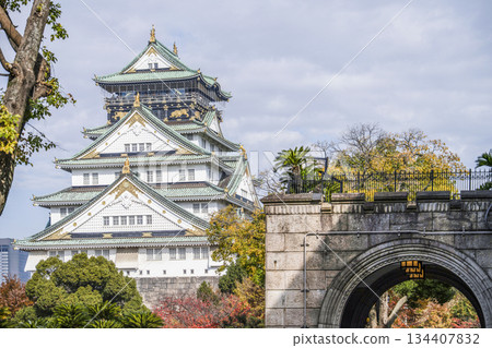 大阪城堡城堡塔 大阪城堡城堡塔 134407832
