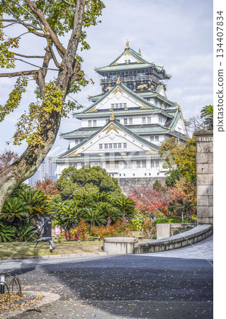 大阪城堡城堡塔 134407834