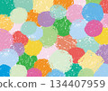 Crayon dot background A 134407959
