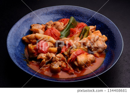 Ratatouille Chicken and Tomato Simmered Ratatouille Chicken and Tomato Simmered 134408681