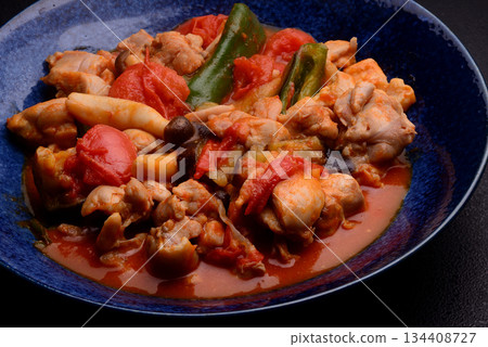 雞肉番茄燉雜燴 134408727