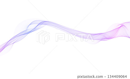 彩色波浪背景線白色背景背景用於演示等。 134409064
