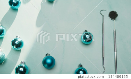 Dentist Doctor Clinic wishes you a Merry Christmas and a Happy Holiday Copy  134409135