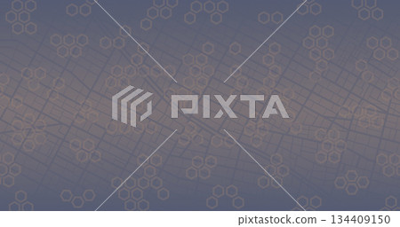 Abstract navigation plan of urban area. Generic city map with signs of streets, roads and house. Simple scheme of city. Colored flat, editable vector illustration. 134409150
