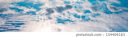 Beautiful cloudy day sky. Daylight Sky texture. Abstract nature background Beautiful cloudy day sky. Daylight Sky texture. Abstract nature background 134409183