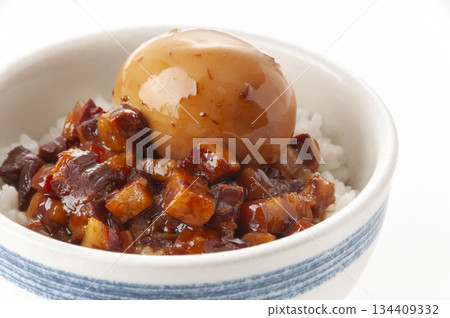 Rouloo rice, pork rice Rouloo rice, pork rice 134409332