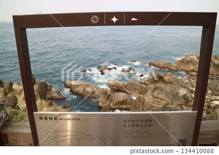 台灣透過金屬框架欣賞海景 台灣透過金屬框架欣賞海景 134410088