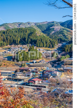 Winter scenery of the most beautiful village in Japan, Maze, Gero City, Gifu Prefecture 134410631