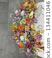Colorful spring flower arrangement 134411046