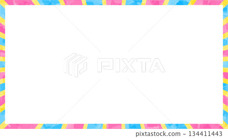 Striped frame, striped pattern, background, watercolor style, analog texture Striped frame, striped pattern, background, watercolor style, analog texture 134411443