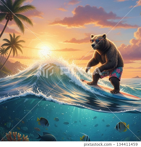 衝浪熊 134411459