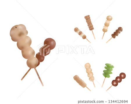 各種烤雞串 134412694