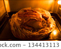Roasted Duck in Oven Bag with Golden Crispy Skin 134413113