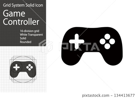 遊戲控制器搖桿圖標，電競標誌 134413677