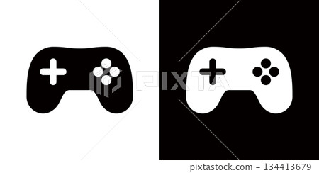 Game controller joystick icon, e-sports symbol Game controller joystick icon, e-sports symbol 134413679