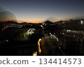 Mount Fuji visible in the distance 134414573