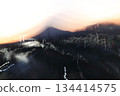 Mount Fuji visible in the distance 134414575