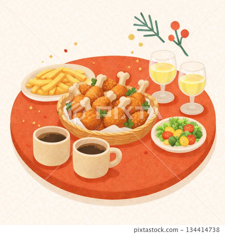 炸雞 | 家庭聚會用品 | 硃砂圓桌 | 生成式人工智慧 炸雞 | 家庭聚會用品 | 硃砂圓桌 | 生成式人工智慧 134414738