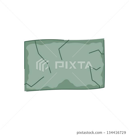 Green distressed background with cracks and rough edges Green distressed background with cracks and rough edges 134416729
