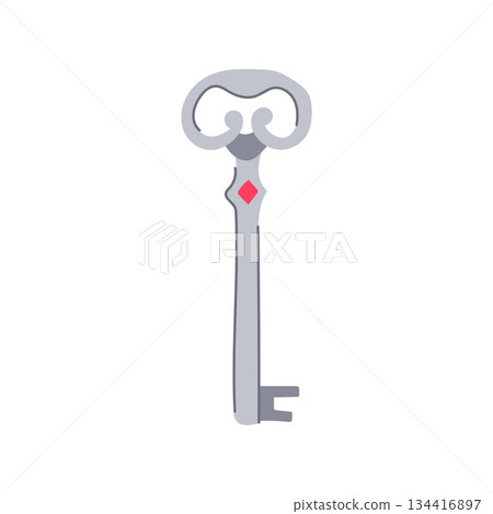 Skeleton key unlocking secrets and finding solutions concept Skeleton key unlocking secrets and finding solutions concept 134416897