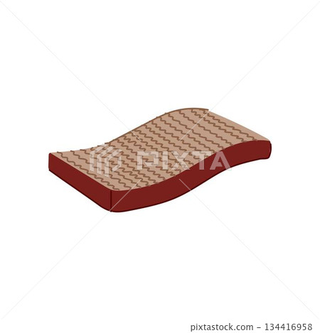 Cat scratching pad offering cardboard lounge for pet comfort Cat scratching pad offering cardboard lounge for pet comfort 134416958