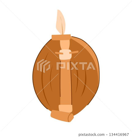Traditional sasando musical instrument illustration artwork Traditional sasando musical instrument illustration artwork 134416967