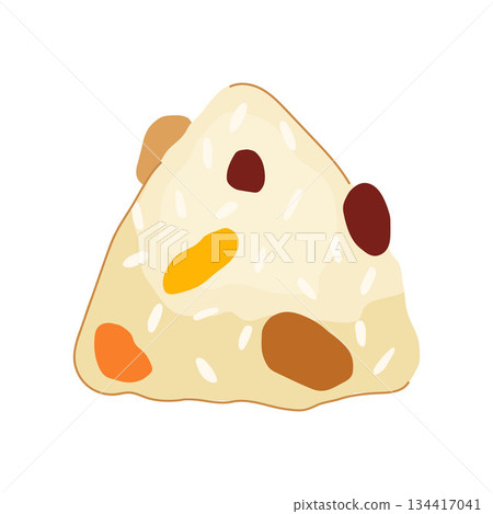 Zongzi traditional chinese rice dumpling food illustration 134417041