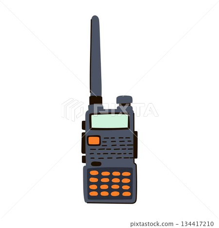 Portable two way radio communicating instant messages Portable two way radio communicating instant messages 134417210