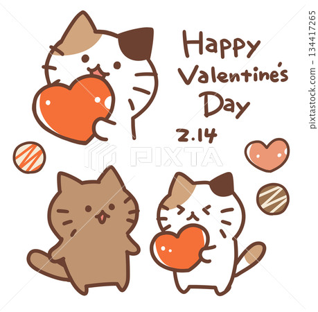 valentine cat valentine cat 134417265